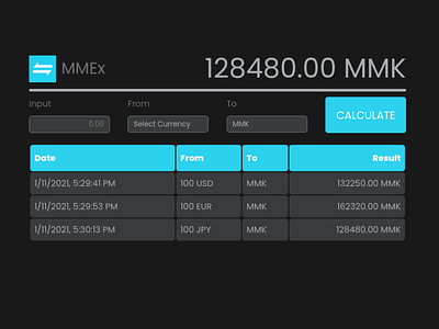 Exchange Calculator