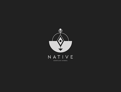 Native American Symbol american creative creative design logo logos logotype minimal native navigation symbol