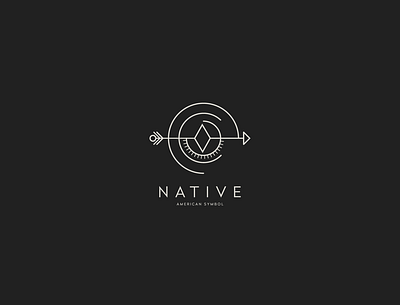 Native American Symbol american creative creative design design logo logo design logos logotype minimal native natural symbol