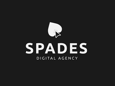 SPADES Digital Agency creative creative design design logo logo design logos logotype minimal