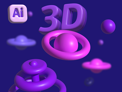 Adobe Illustrator 3D Revolve Technique 3d adobe adobeillustrator creative design graphic design illustrator minimal