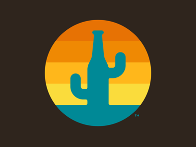 Cactus beer cactus cocktail drink logo spirit