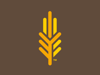 Attebury Grain amarillo grain logo texas wheat yellow