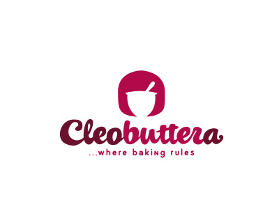 Logo Presentation bake baking butter cleopatra egypt hairs spoon