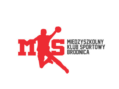 MKS Brodnica logo ball handball match player school team