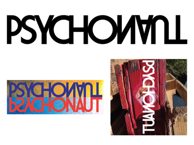 Psychonaut branding design logo logo design punk rock typography