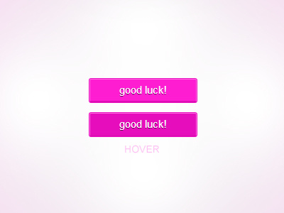 pink Button UI, good luck button hover pink solid solid color ui