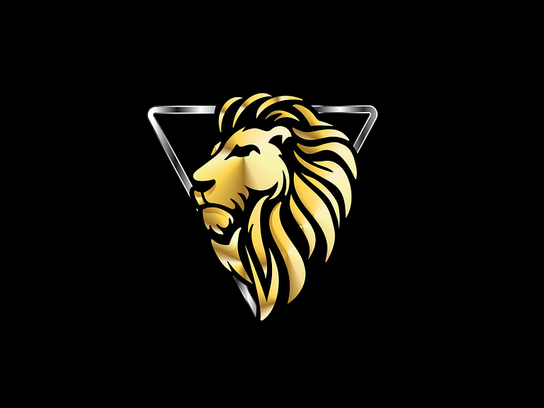 Lion Gold Logo By Eric Sunjava Dwiharta On Dribbble