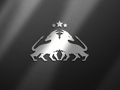 a twin wolf logo badgelogo icon illustration logo logodesign twin twins wolf