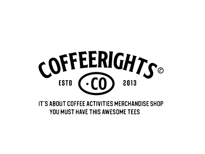 COFFEERIGHTS branding coffee coffeerights design logo