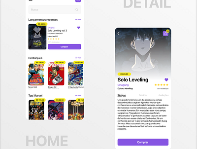 Magazine HQ design hq magazine manga ui ux