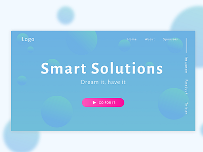 Smart Solutions 3d 3d art 3d shapes app art design figma gradient graphic design illustration modern trend trendy web webdesign