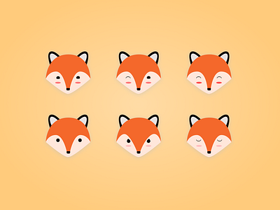 Foxes autumn branding design expression figma fire fox foxy graphic design halloween logo vector