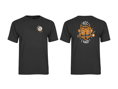 RCC 2020 Bassline T-Shirt apparel art bass bassdrums bassline design drummers drums percussion tiger tigers tshirt tshirt design typography