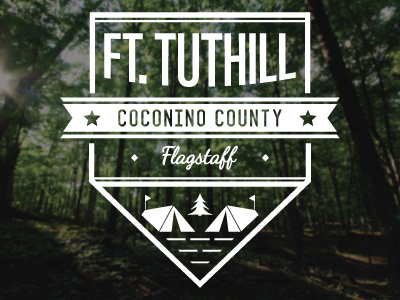 Ft. Tuthill badge camping coconino county flagstaff arizona outdoors
