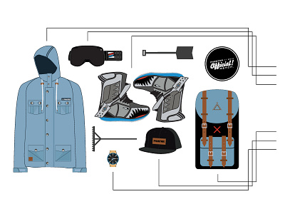 Phantrix Clothing Co. Winter Layout always reaching always rising american made branding hand crafted phantrix clothing co sketching snowboard snowboarding winter