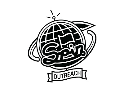 Spin Outreach branding logo outreach patch spin