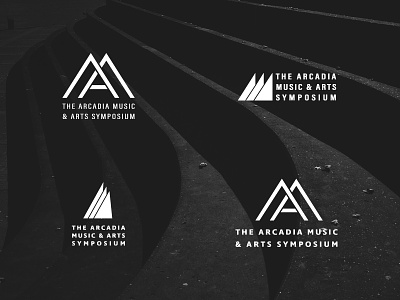 The Arcadia Music & Arts Symposium arcadia arts branding california logo mark music symposium