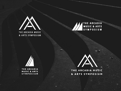 The Arcadia Music & Arts Symposium arcadia arts branding california logo mark music symposium