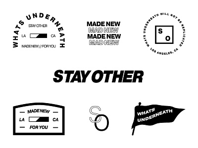 Stay Other branding logos typography