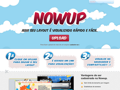 Nowup agency gallery layout print website