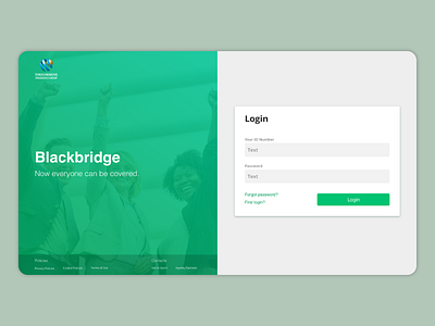 Insurance Admin Portal Web branding clean flat identity logo minimal typography ui ux web website