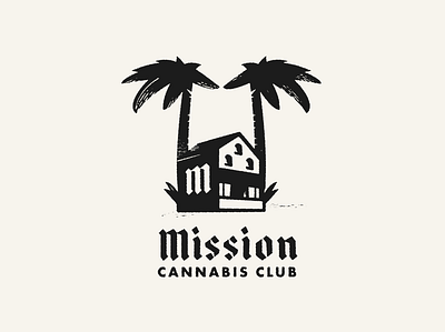 Mission Cannabis Club brand design cannabis cannabis branding dolores san francisco tree weed