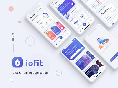 Diet & Training App UI Kit