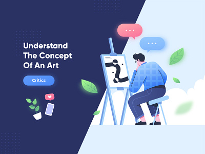 Understand The Concept Of An Art design flat illustration illustrator ui vector website