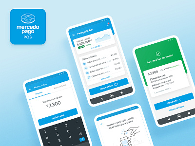 Mercado Pago POS | Android App android app card reader case study mercado libre mercado pago mercadolibre mercadopago payment pos ui ux