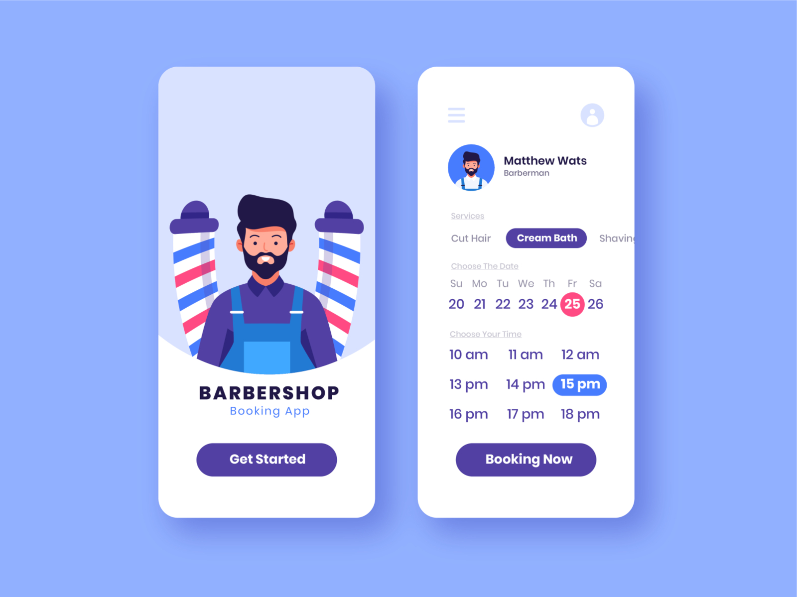 Booking apps. Barbershop booking UI. Barbershop books. Booking app illustration. Barbershop booking System.