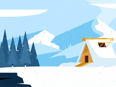 Winter Landscape Illustrations