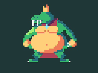 King K Rool Pixel Art! game art nintendo pixel art smash bros