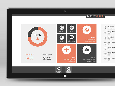 Money Control For Windows 8 flat money windows8