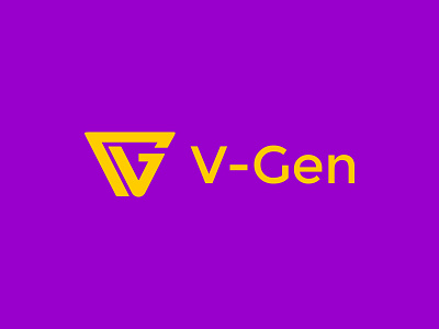 V-Gen remake logo concept branding coreldraw corporate identity design icon illustration logo remake logo simple design ui v gen vector