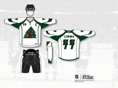 Away Jersey brand design hockey identity jersey nhl sport sports