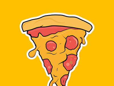Pizza pizza illustration