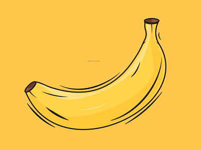 Banana animation branding illustration illustrator logo minimal pizza illustration typography vector web