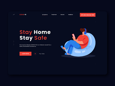 COVID-19 landing page concept. corona virus covid 19 covid 19 landing page landing page