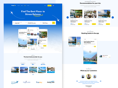 KeepGo - Landing Page Travel