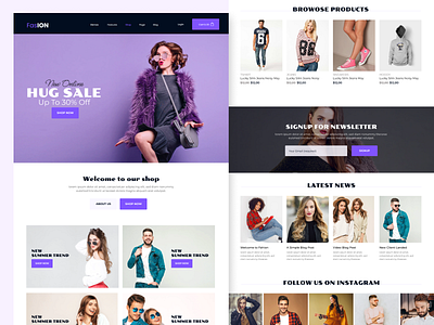 Fashion Landing Page