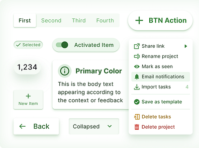 React UI kit - Raised styled components app badge button chip design design system dialog dropdown figma input material pop react tab ui ui kit