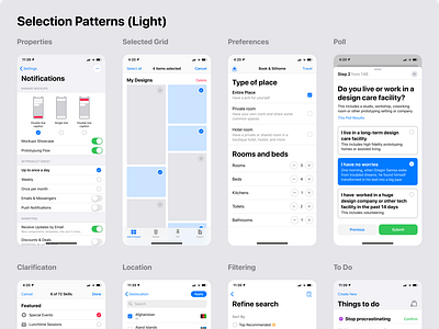 iOS slider UI design - Figma mobile templates by Roman Kamushken for ...