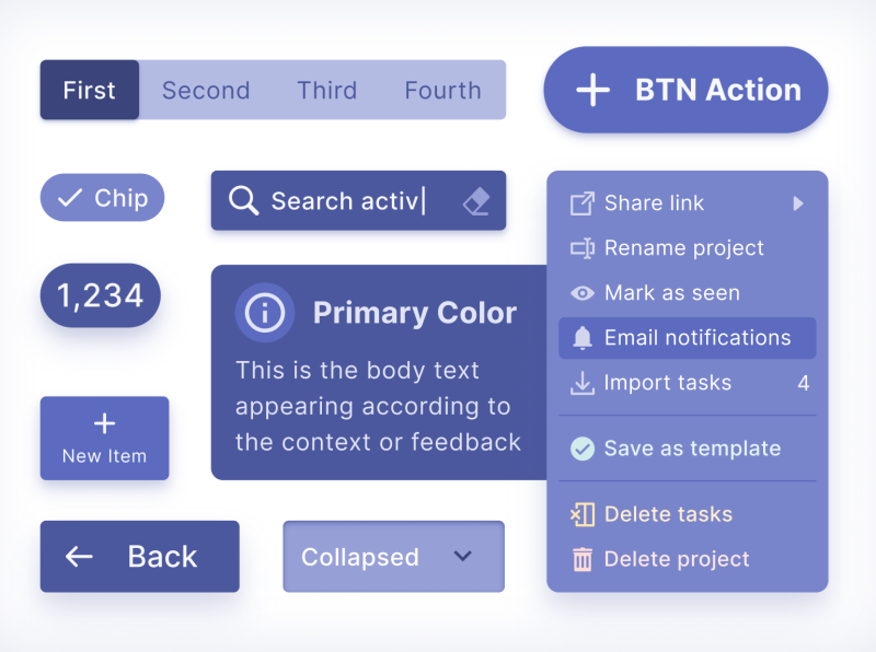 Breadcrumbs UI Design Component - React UI Kit For Figma By Roman ...