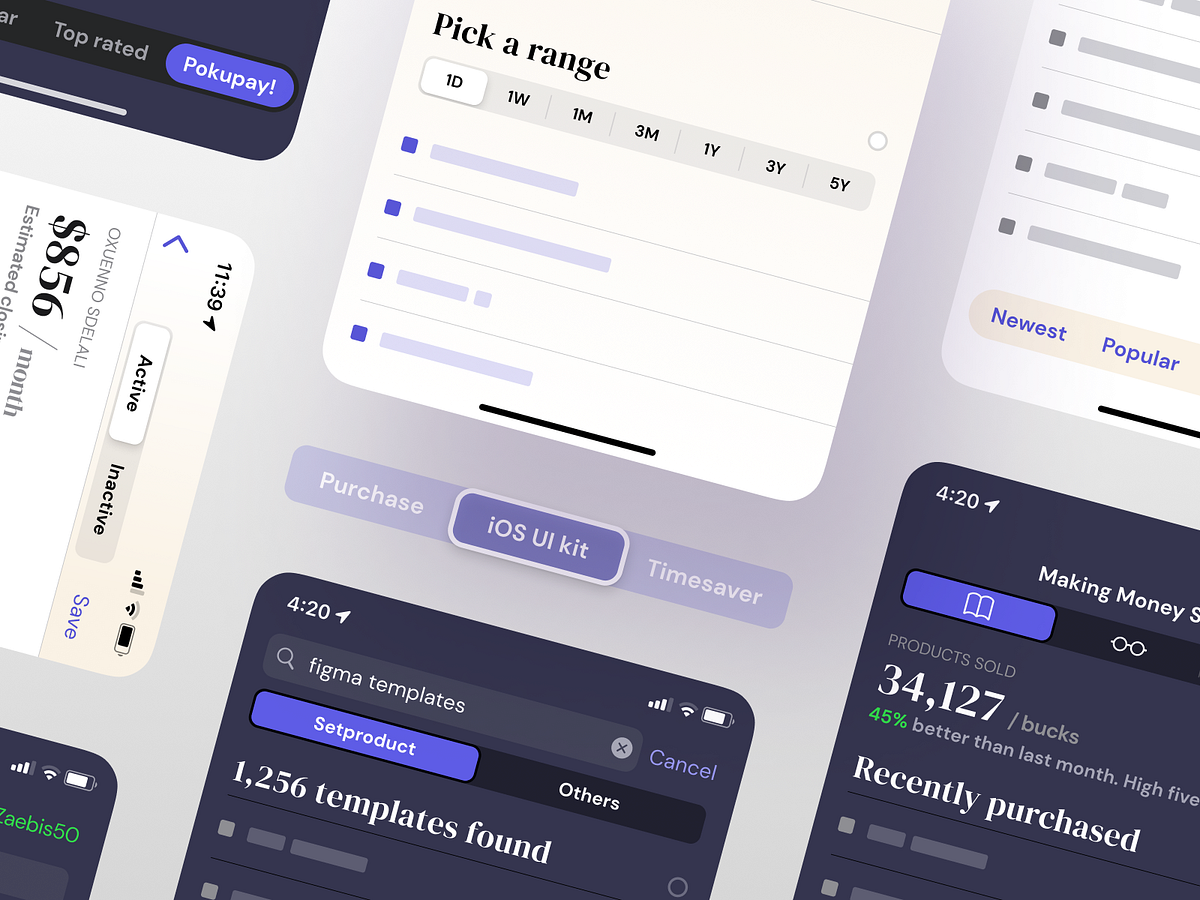 Figma Ios Mobile App Kit Segmented Controls Ui Design By Roman Kamushken For Setproduct On 7632