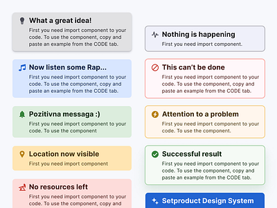 Callout component Ui - Figma React design system