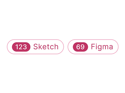 React Chips for Figma UI kit - Outlined style & Badge animation app badge chip design system developement developer figma filter filters ghost material outline reactjs select selected ui kit web