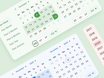 Figma UI kit React design system — Date time picker template app calendar date datepicker design design system figma range react templates time ui ui kit