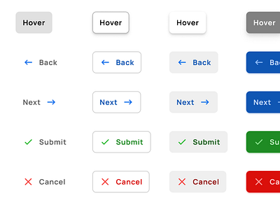 Material X design buttons redesign app background buttons design figma ghost hover material onhover primary secondary shadow ui ui kit