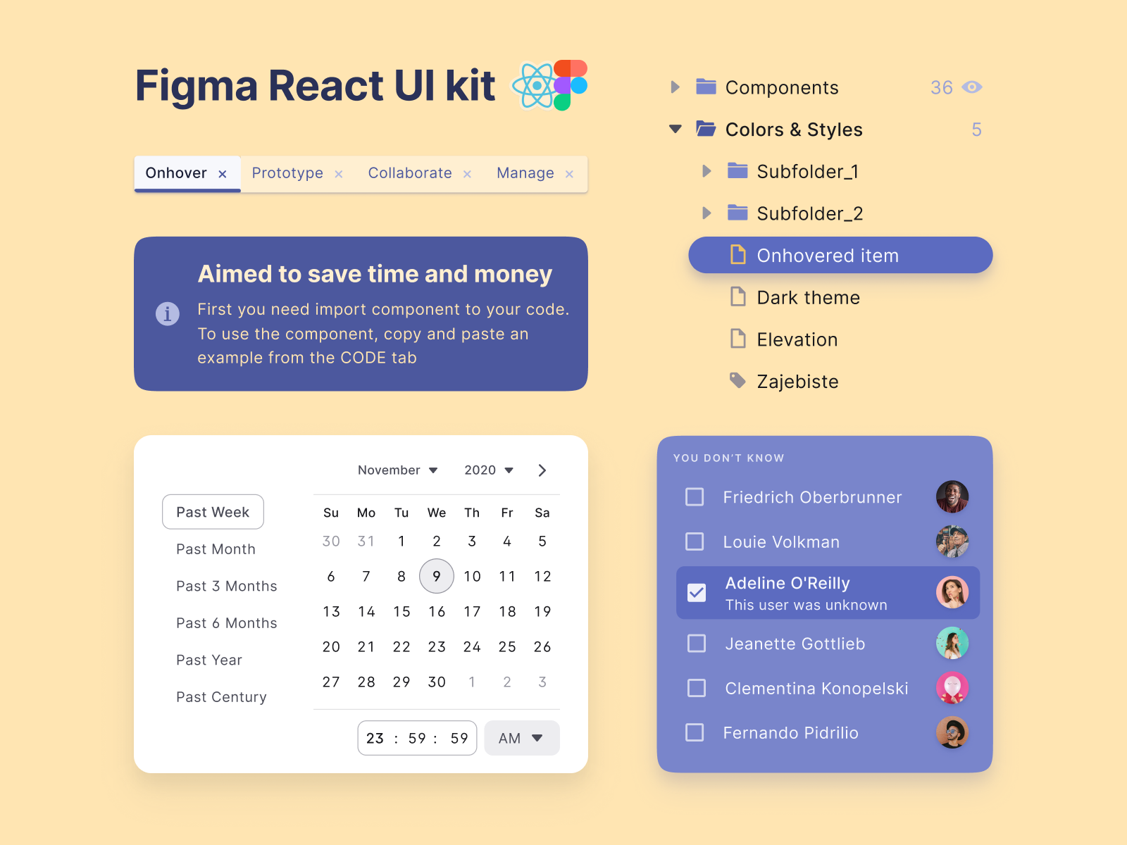 Dribbble React Ui Kit For Figma Design And Code Toolkit 3png By